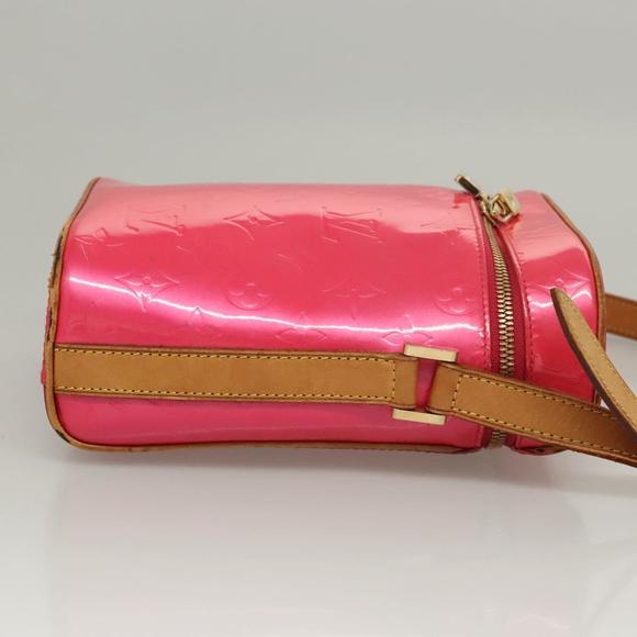 LOUIS VUITTON Monogram Vernis Sullivan Vertical Bag Pink M91259 LV Auth 116784 - Picture 3 of 16
